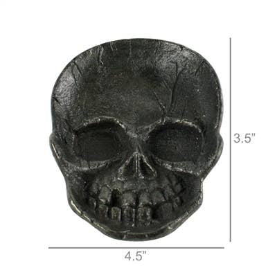 Skull Cast Iron Dish - Natural