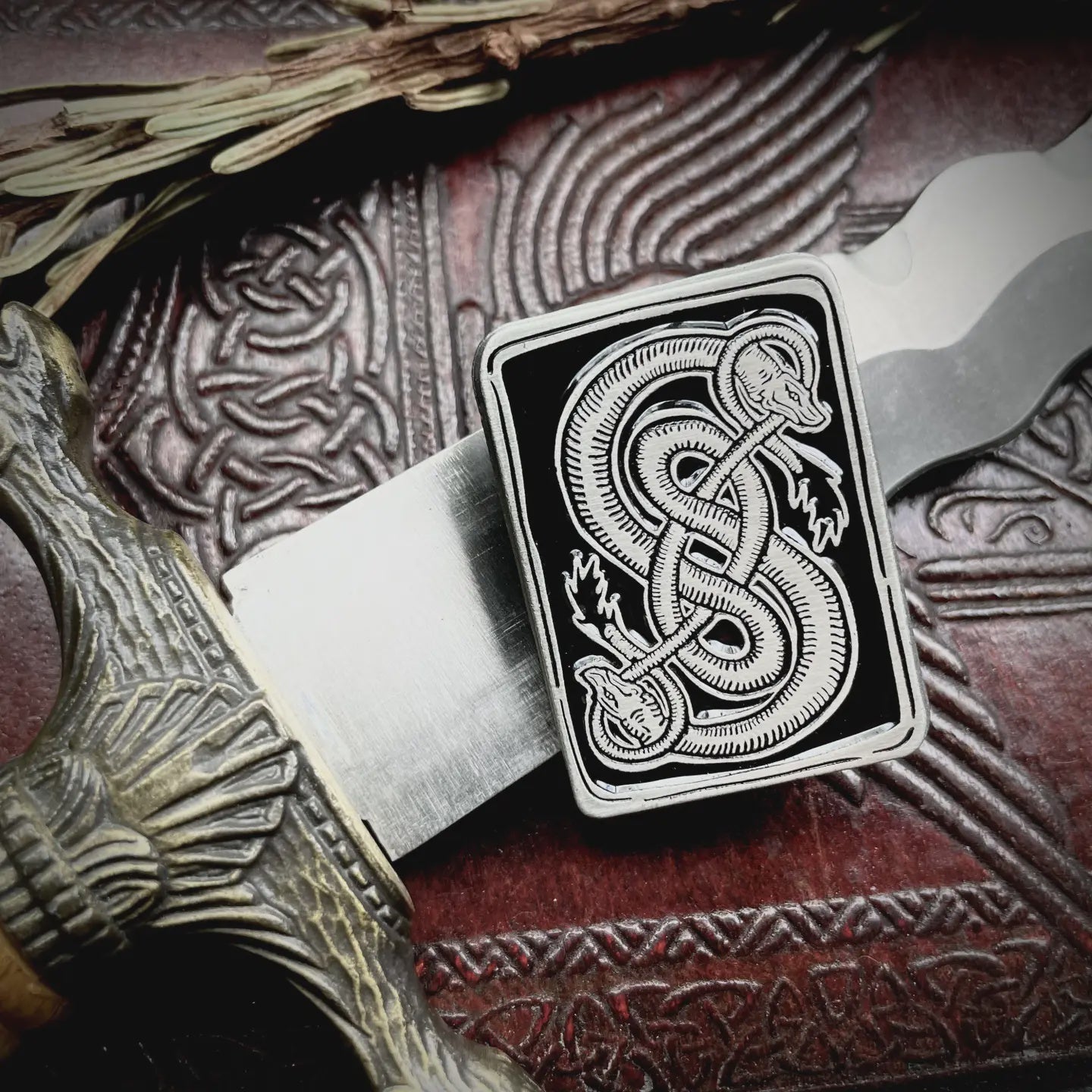 Sigil of Loki Enamel Pin