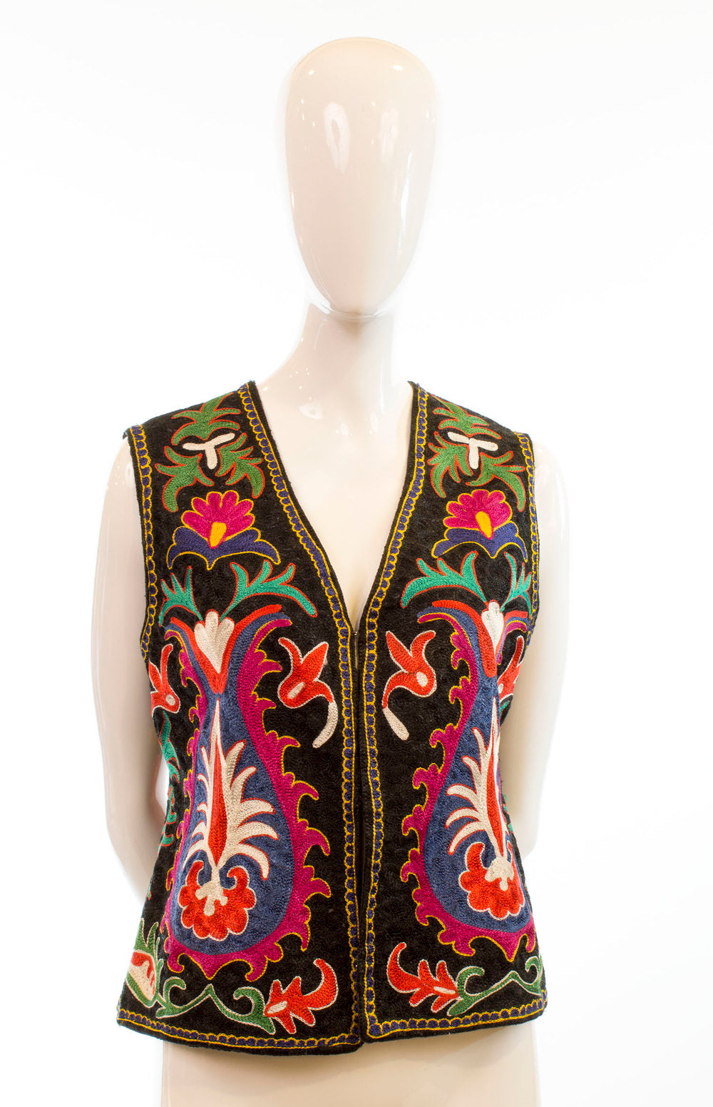 Boho Embroidered Vest