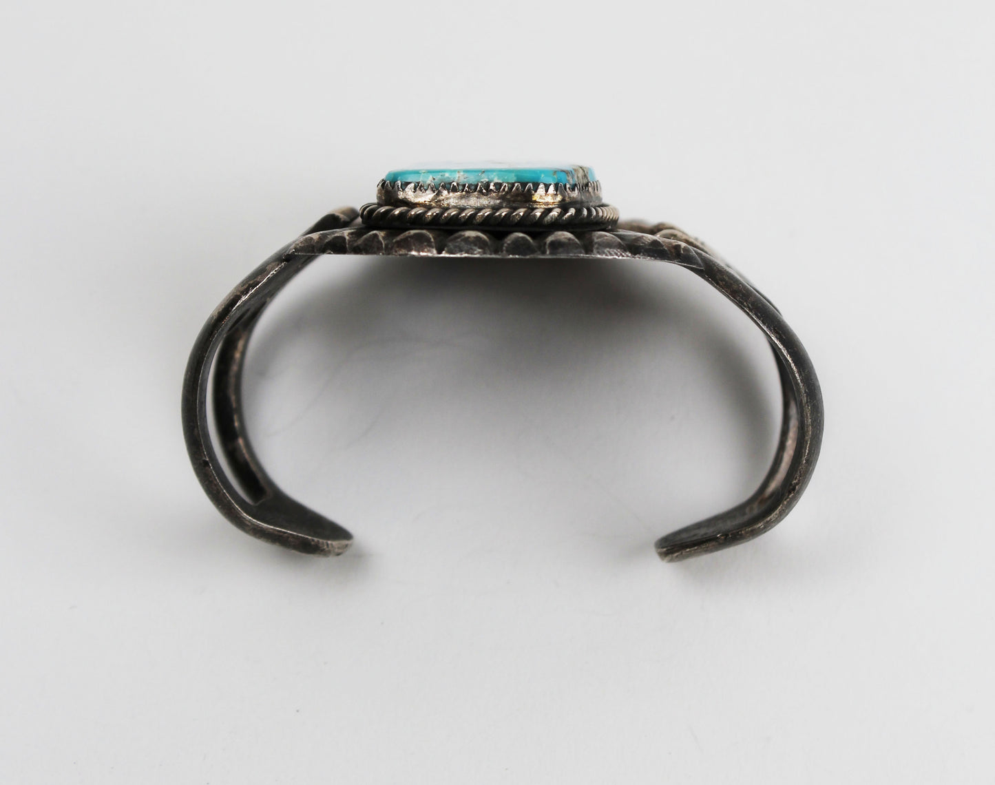 Sand Cast Turquoise Cuff