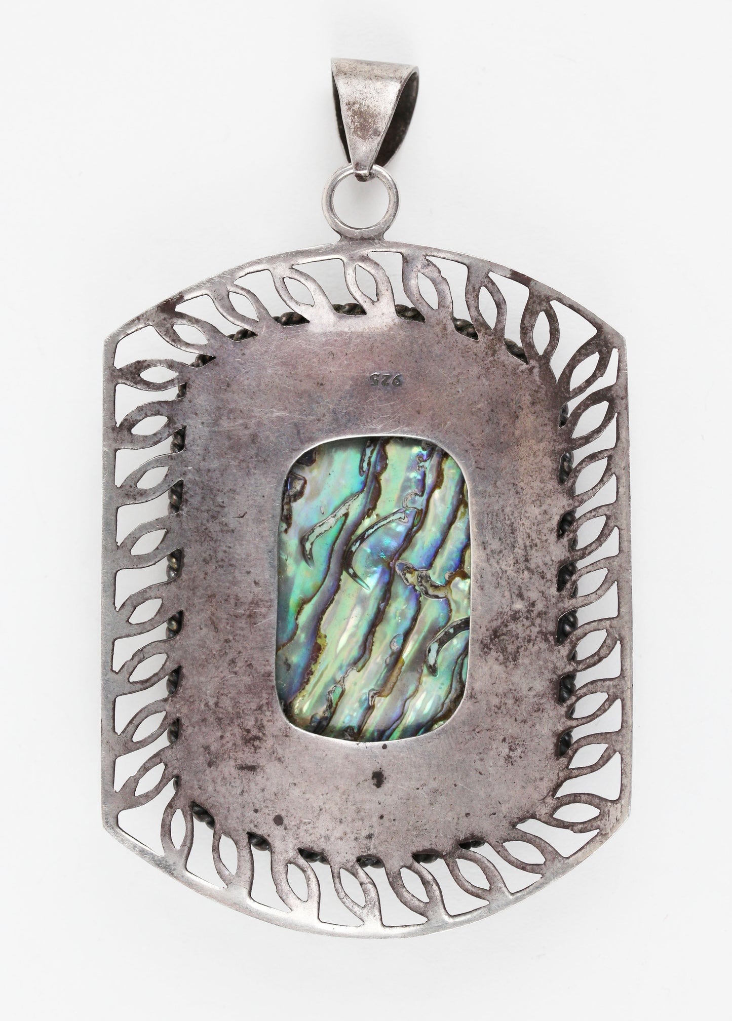 Beautiful Navajo abalone Pendant