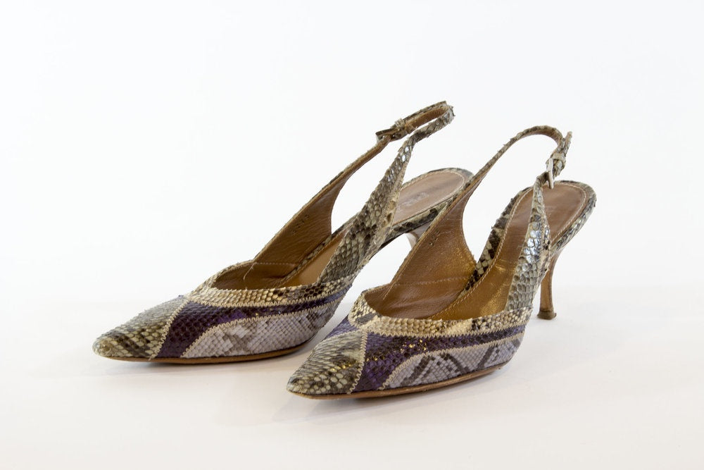 Prada Snakeskin Heels