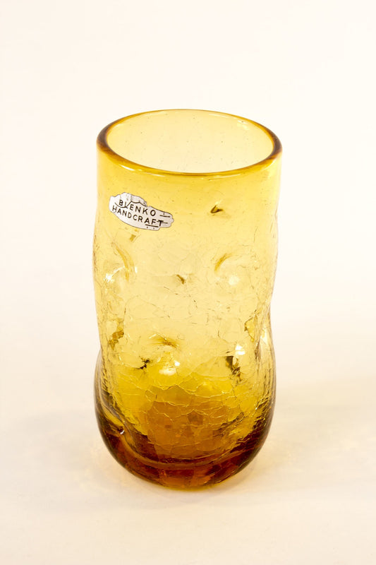 "Blenko" Pinched Glass Tumbler