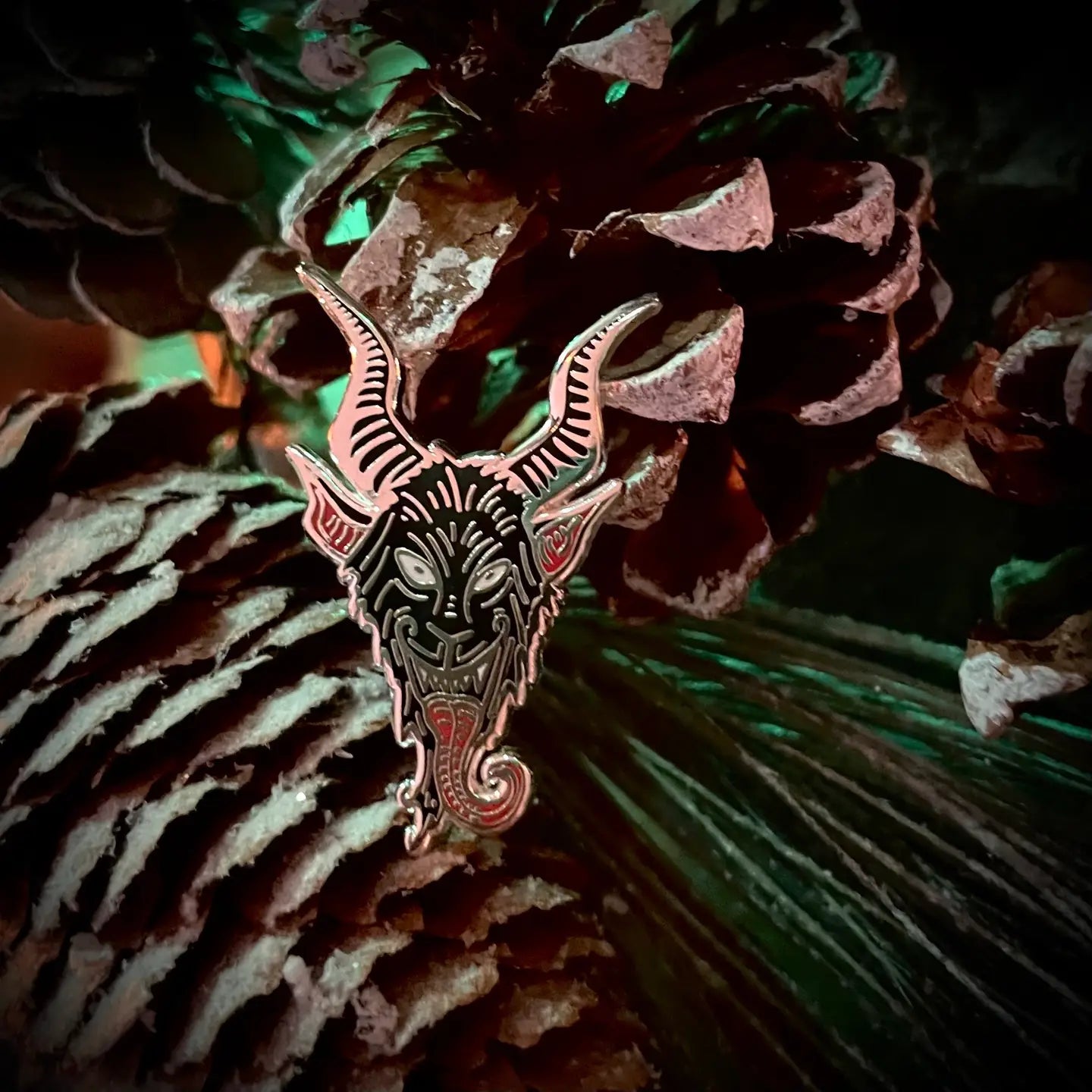 Krampus Enamel Pin