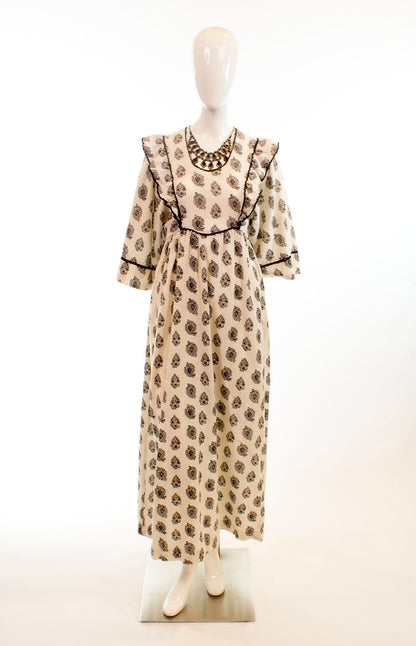 Butterfly Sleeve Maxi Dress