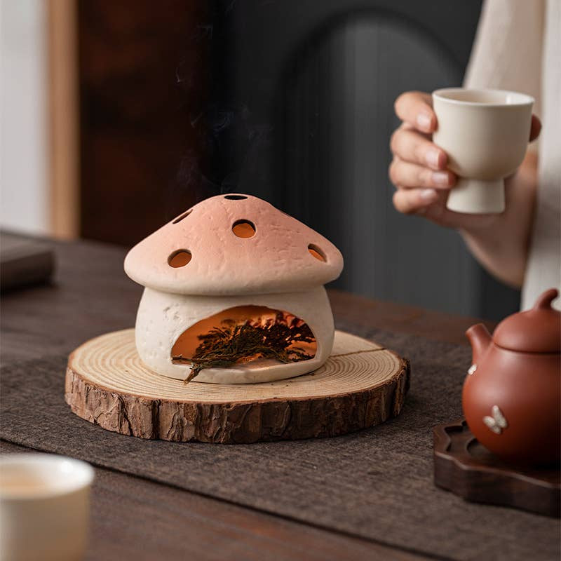 Ceramic Mushroom House Lt