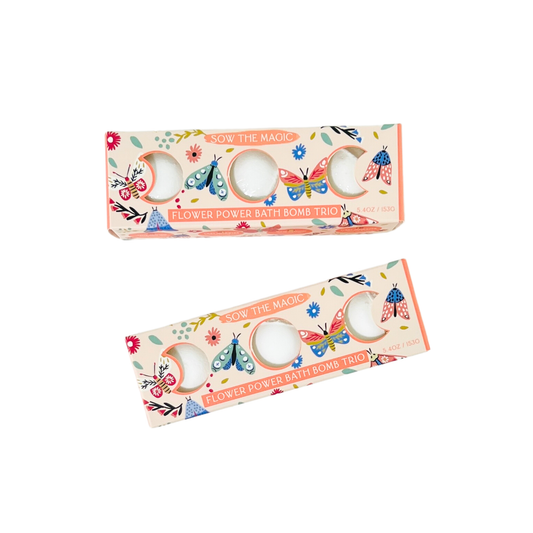 Moon Phase Flower Trio