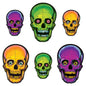 Halloween Nite-Glo Skull Cutouts