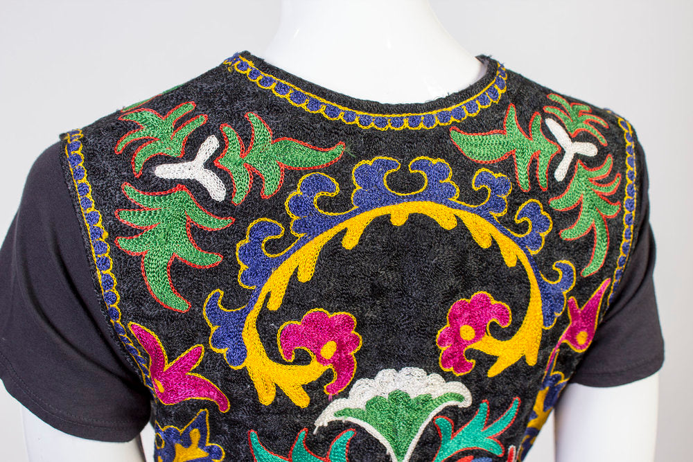Boho Embroidered Vest