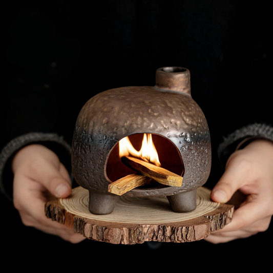 Golden House Fireplace