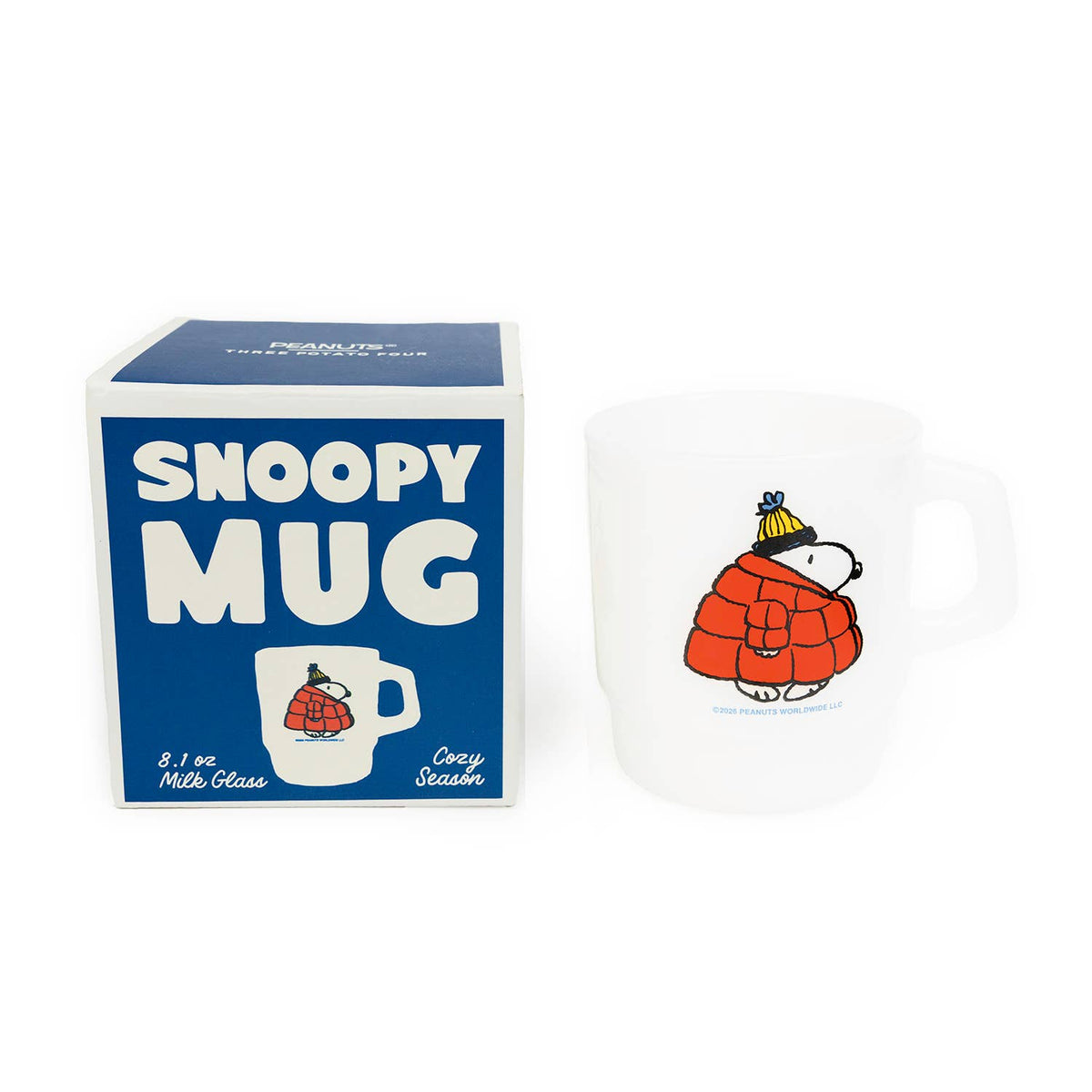 Snoopy Puffy Coat Mug