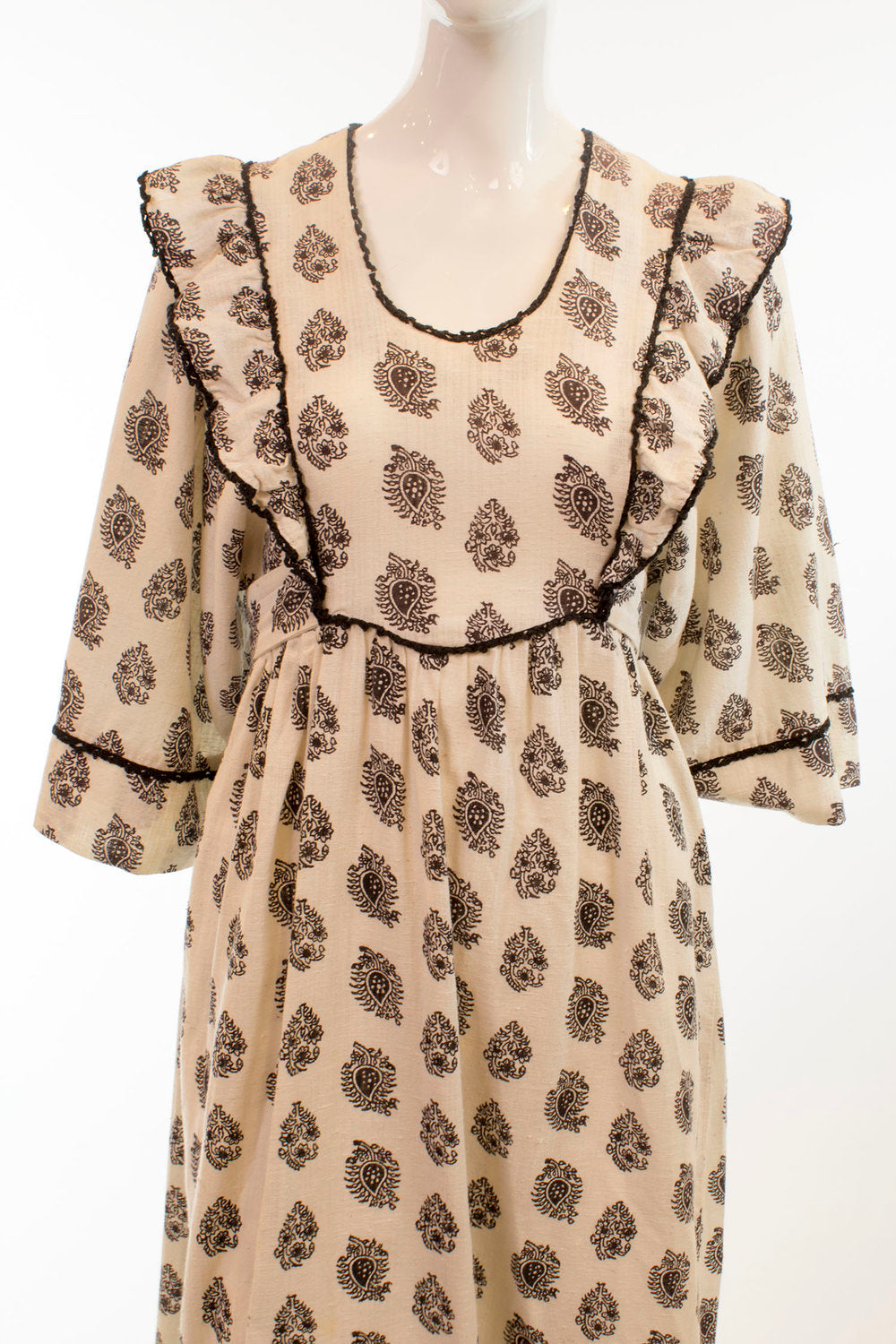 Butterfly Sleeve Maxi Dress