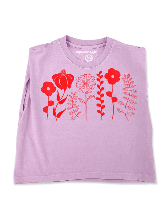 Spring Flowers Maisie Heavyweight Muscle Tee