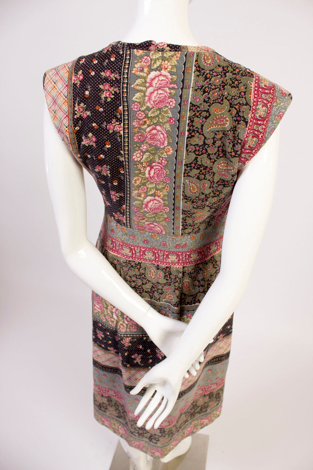 Bow Front Paisley Dress