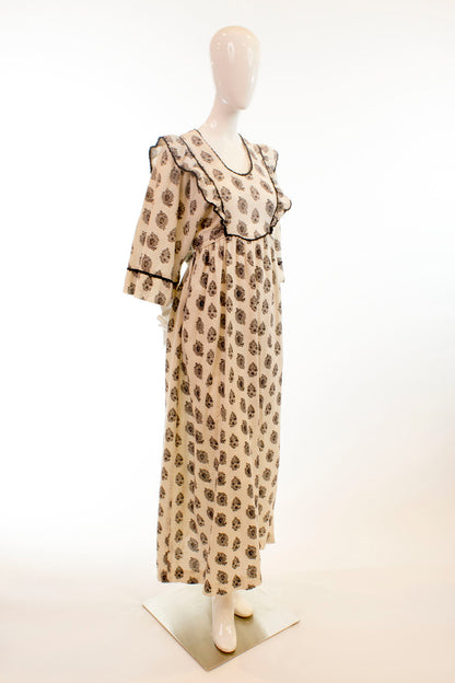 Butterfly Sleeve Maxi Dress