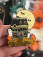 Haunted House Enamel Pin