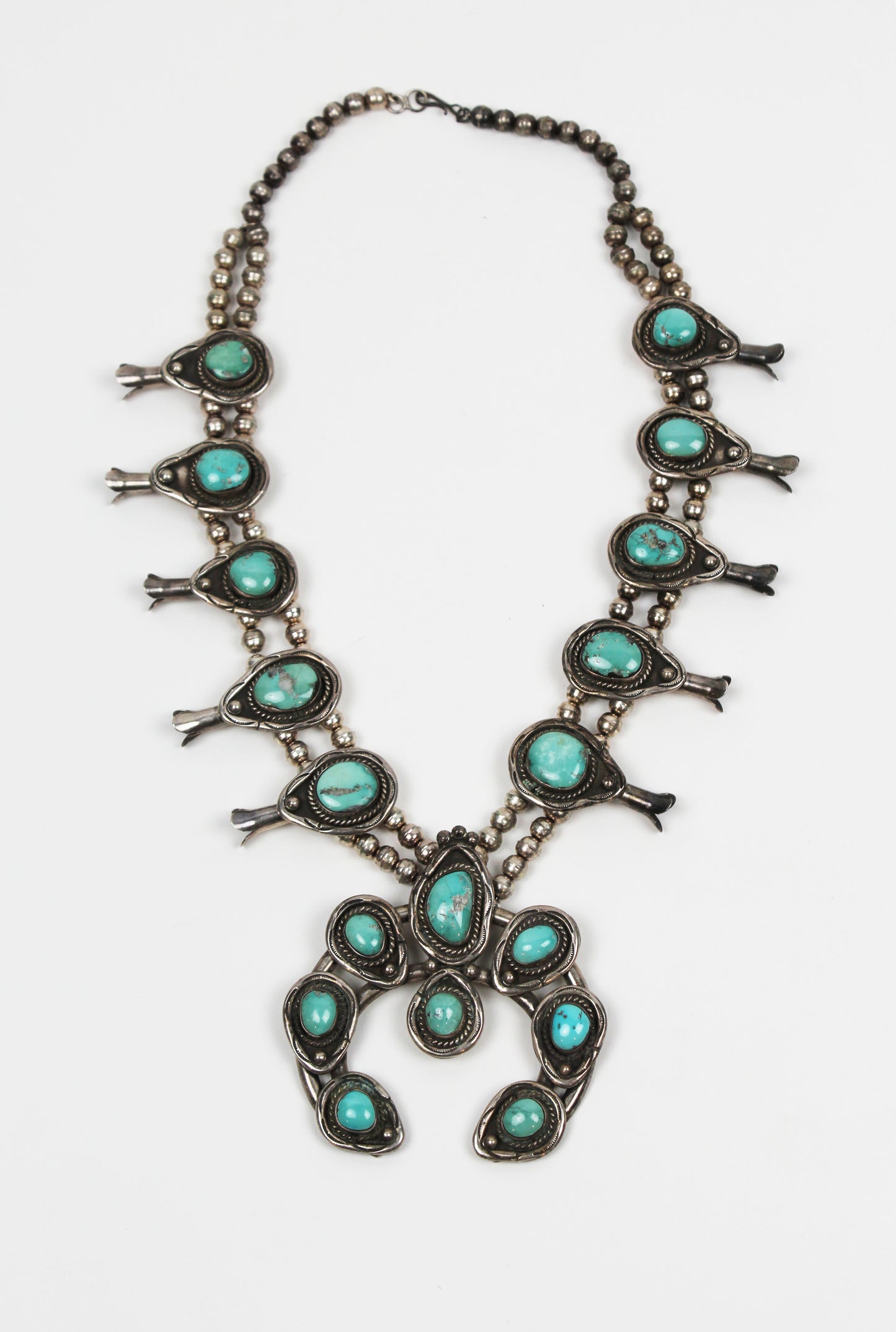 Gorgeous Naja Squash Blossom Necklace