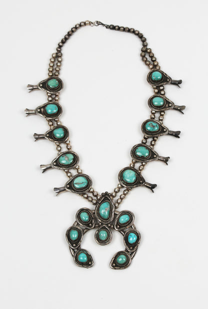 Gorgeous Naja Squash Blossom Necklace
