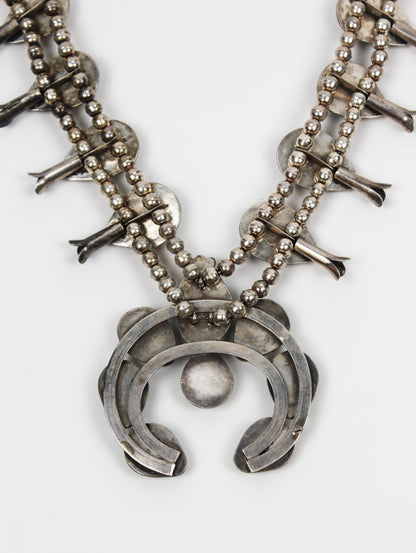 Gorgeous Naja Squash Blossom Necklace