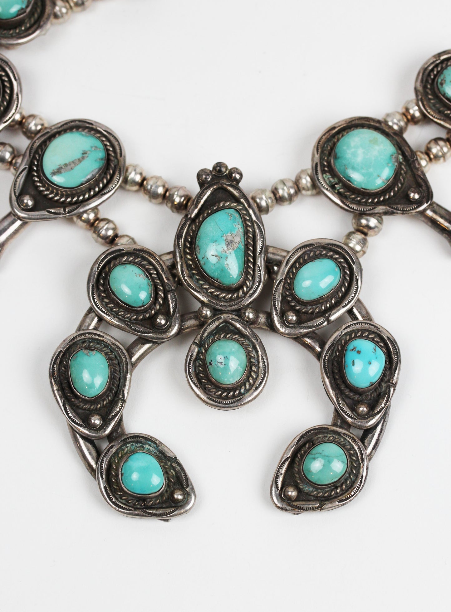 Gorgeous Naja Squash Blossom Necklace
