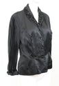 Vintage 1930s–40s Black Silk Beaded Evening Jacket