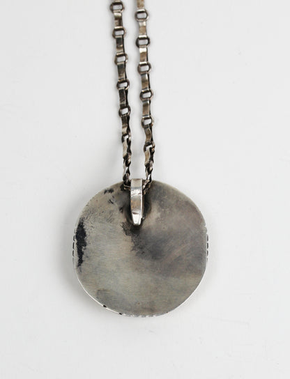 Zuni Shadowbox pendant w/chain