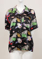 Vintage Nicole Miller “Wall Street Journal” Silk Shirt
