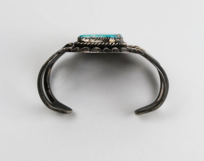 Sand Cast Turquoise Cuff