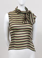 Vintage Miu Miu Silk Stripe Top