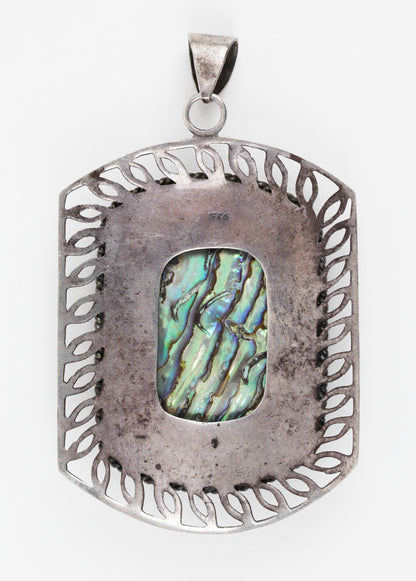 Beautiful Navajo abalone Pendant