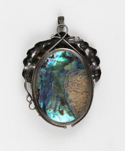 Stunning Navajo Abalone Shell pendant