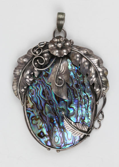 Stunning Navajo Abalone Shell pendant