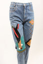 Vintage Dakota Blue Patchwork Jeans