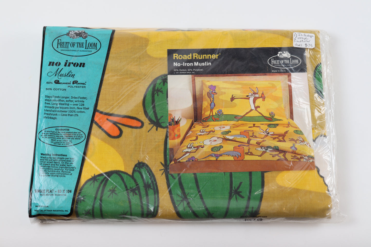 Vintage Road Runner Sheets — N.I.P.