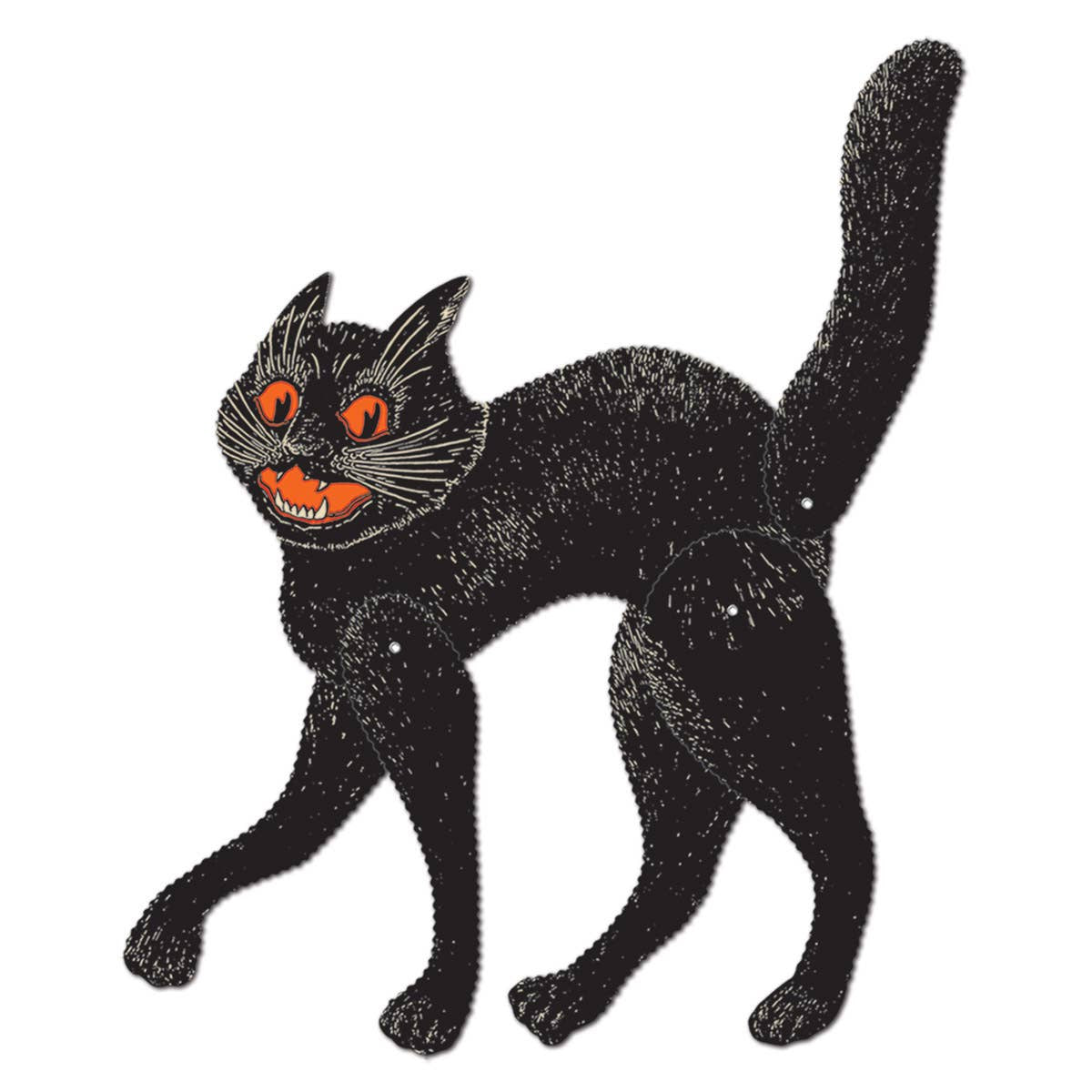 Halloween Jointed Scratch Cat