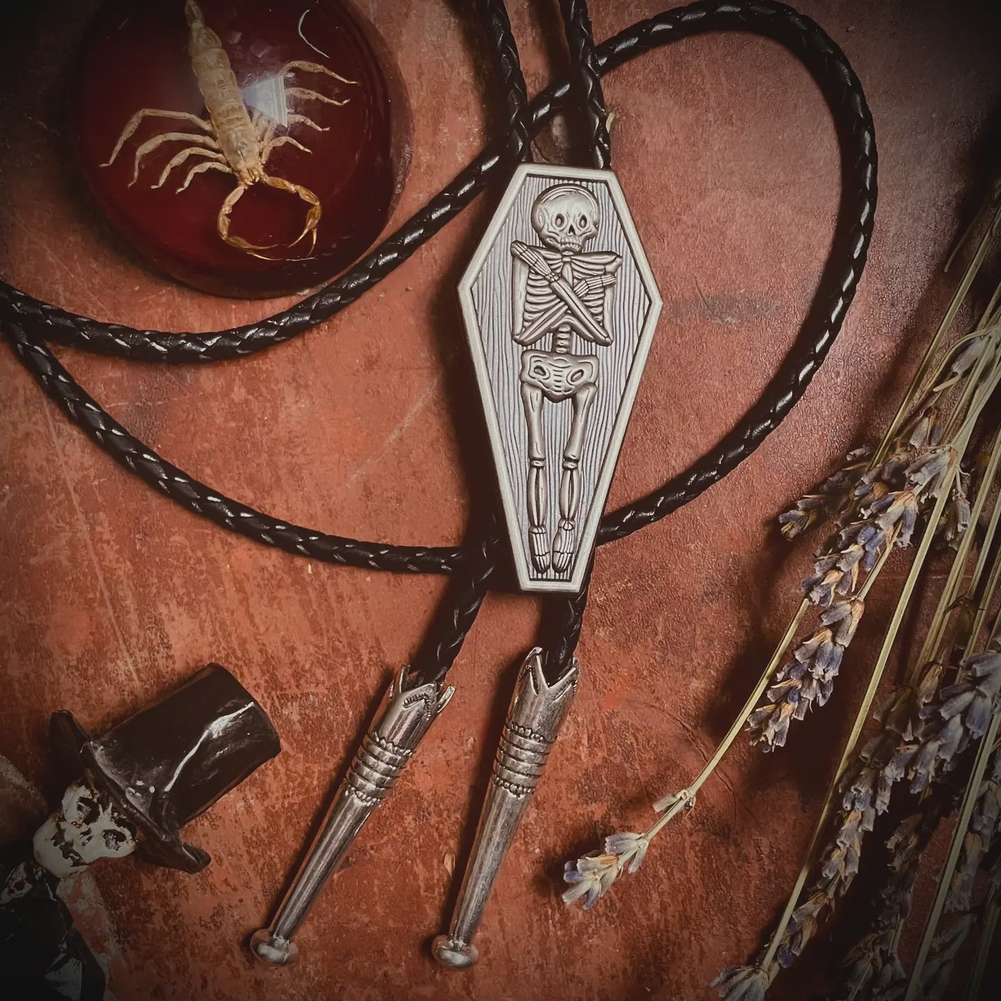 Coffin Bolo Tie