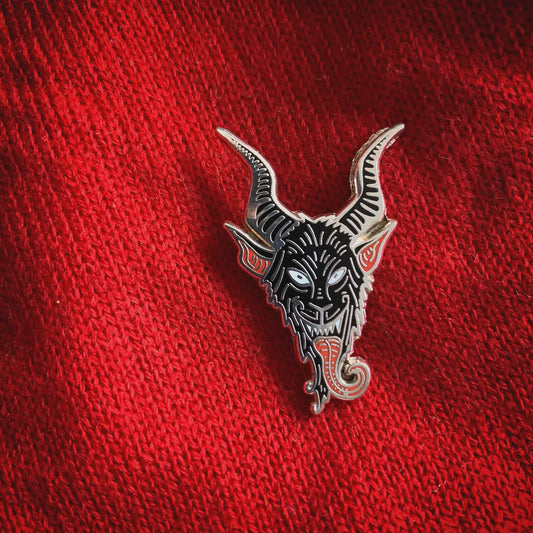 Krampus Enamel Pin