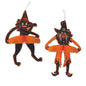 Halloween Jointed Tango Witch &  Cat