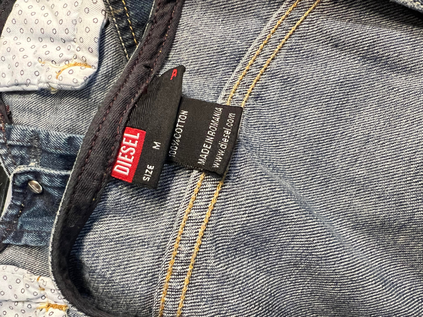 Vintage Diesel Distressed Denim Vest