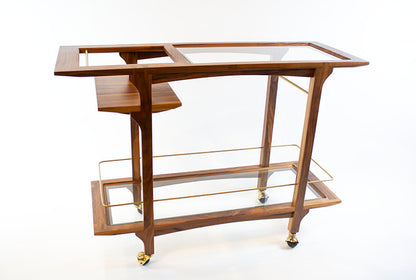 Black Walnut Hand Built Barcart