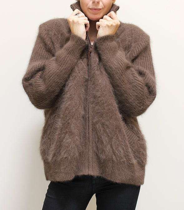 Cocoa Angora Jacket