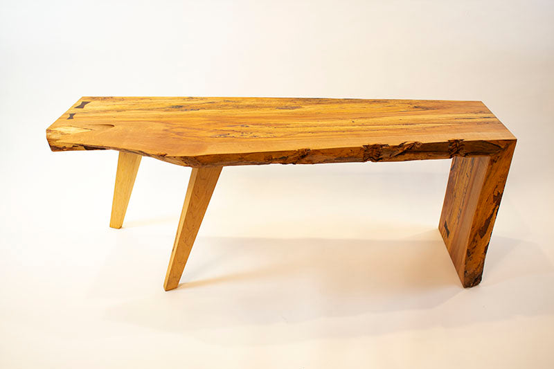 Spalted Maple Waterfall Coffee Table