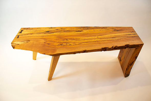 Spalted Maple Waterfall Coffee Table
