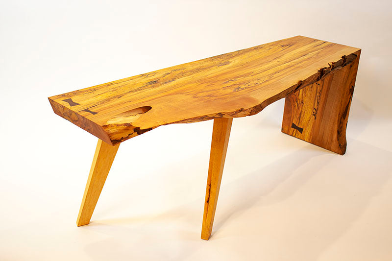 Spalted Maple Waterfall Coffee Table