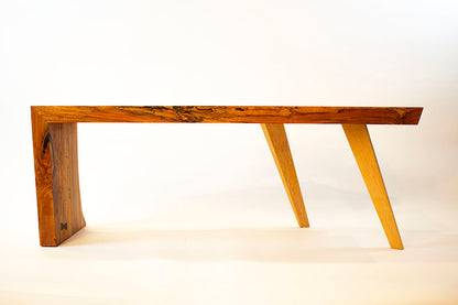 Spalted Maple Waterfall Coffee Table